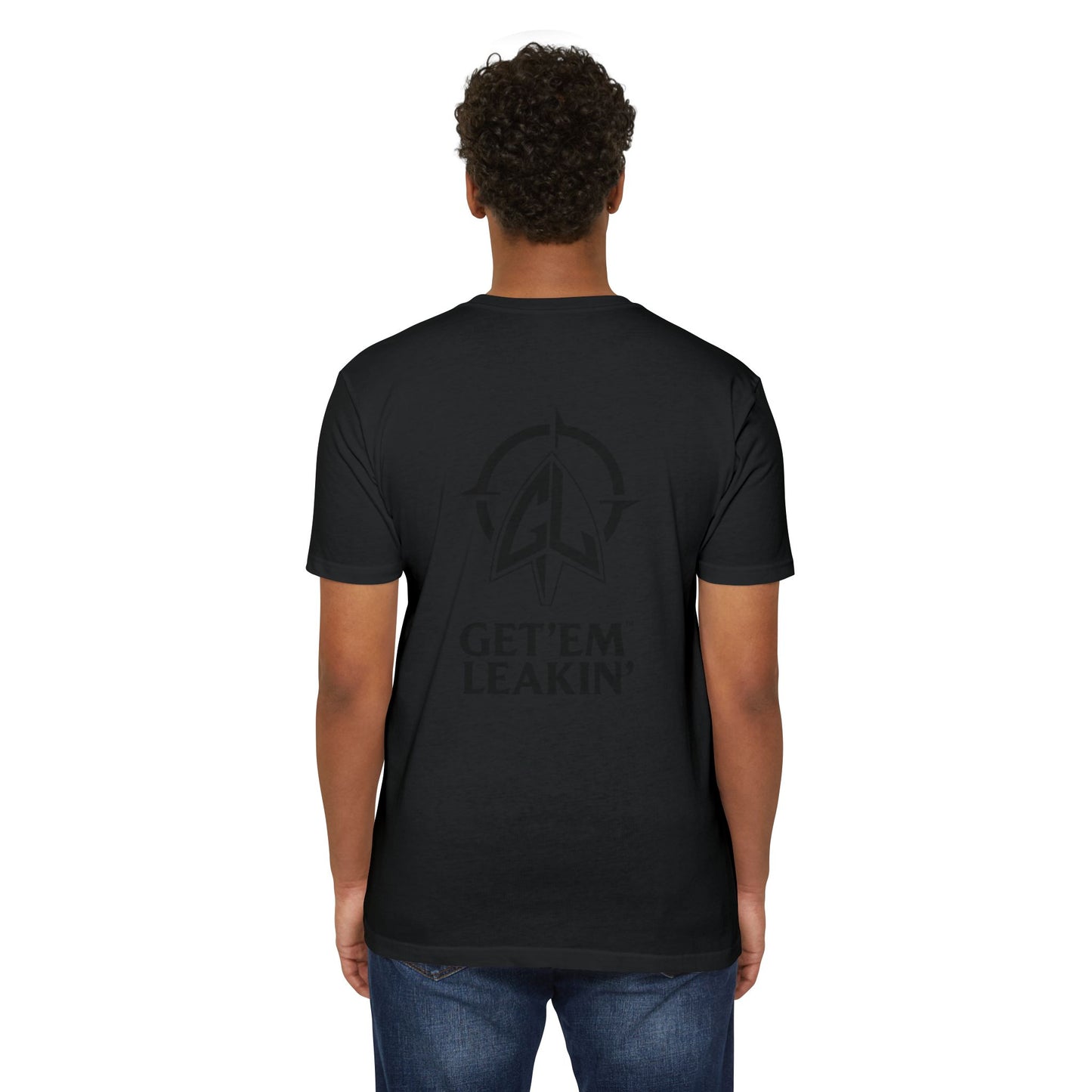Get 'Em Leakin' Iguana Hunters Pocket Logo Tee - Black