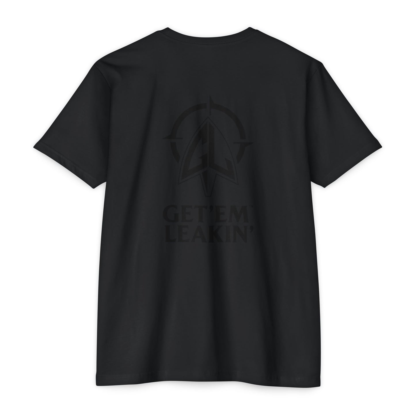 Get 'Em Leakin' Iguana Hunters Pocket Logo Tee - Black