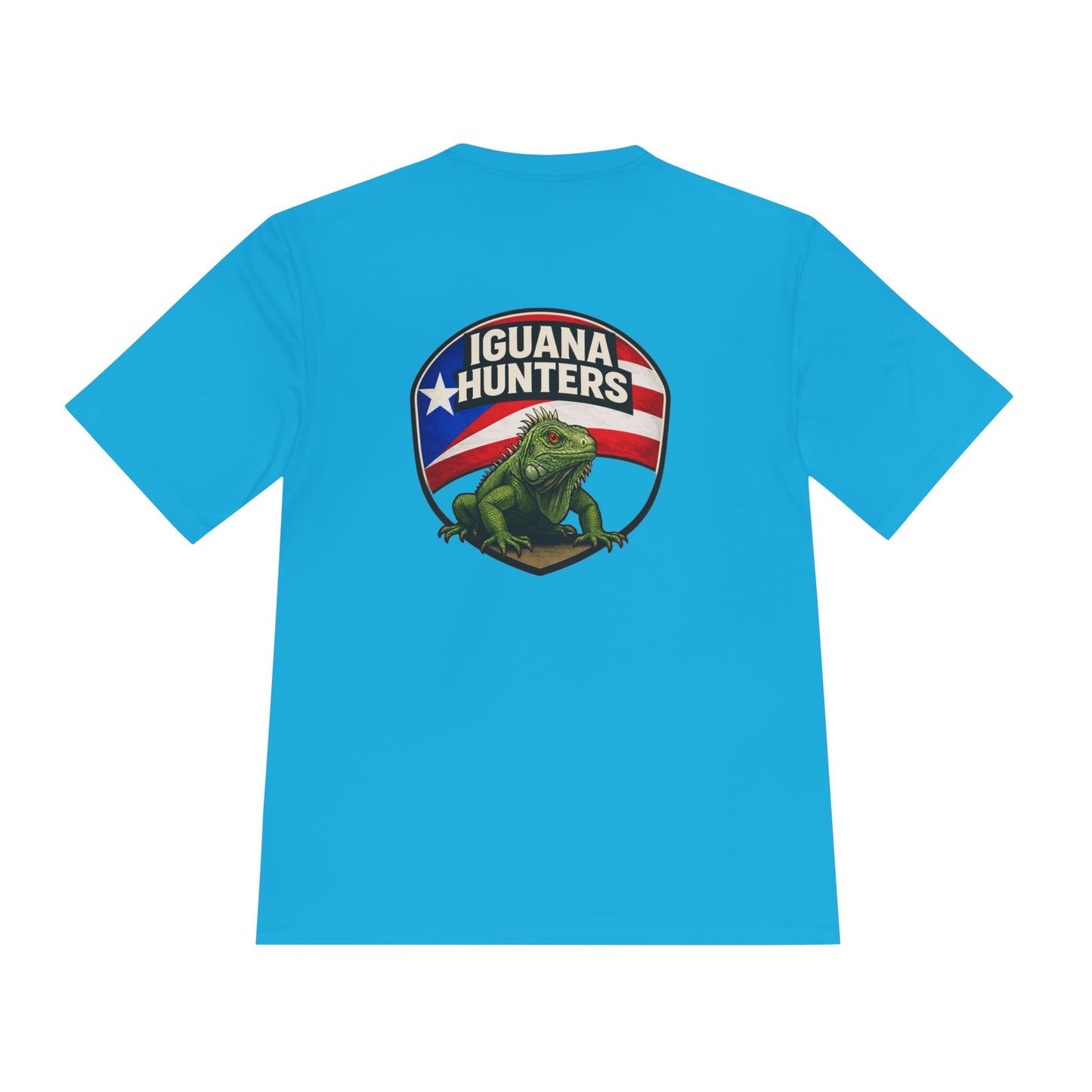 Iguana Hunters Back Logo Moisture-Wicking Tee