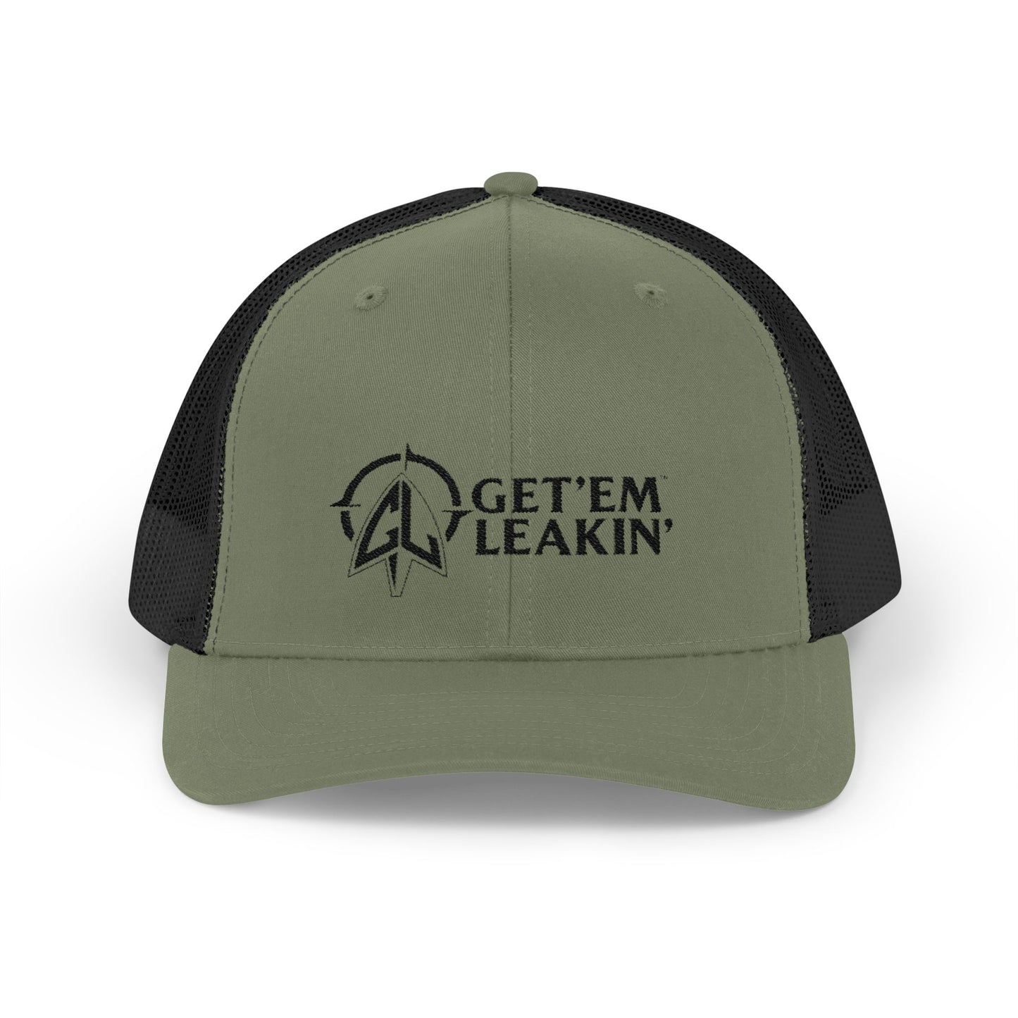 Get 'Em Leakin' Snapback Trucker Cap - Embroidered