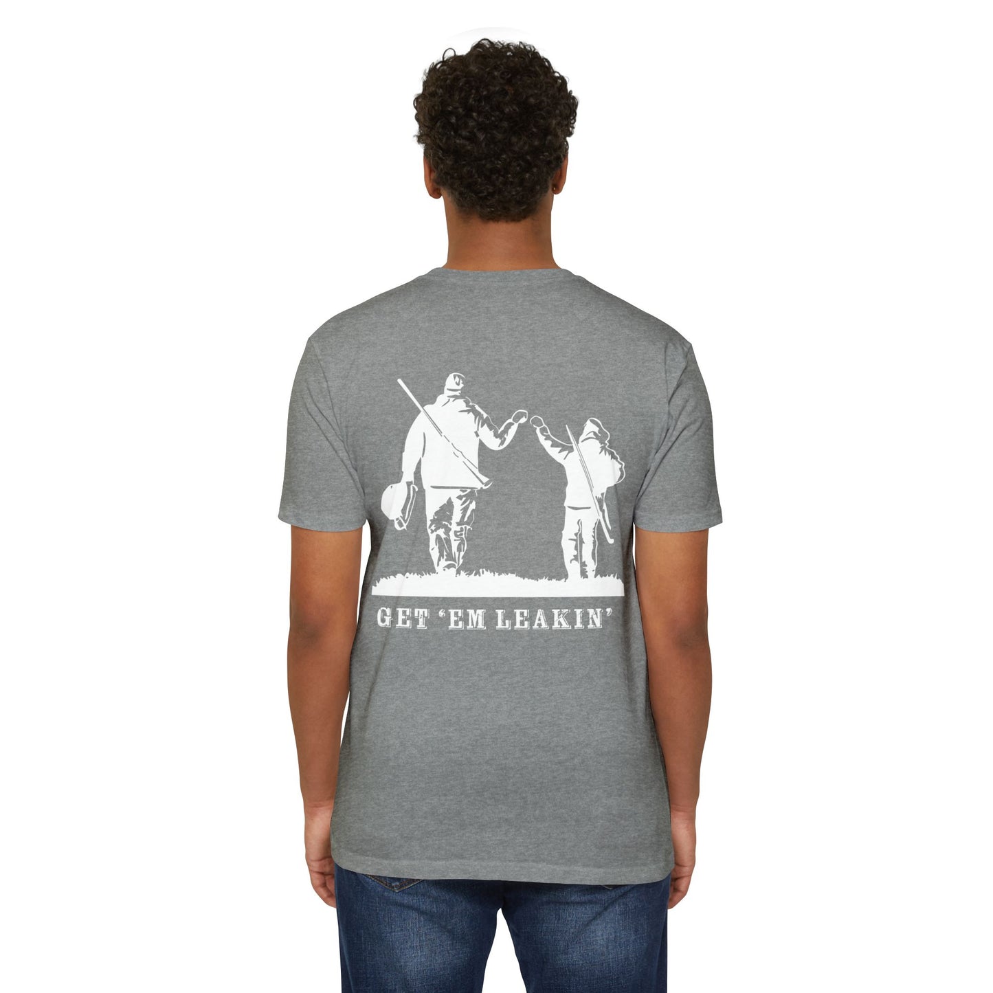 Fist Bump — 'Get 'Em Leakin' Tee white ink