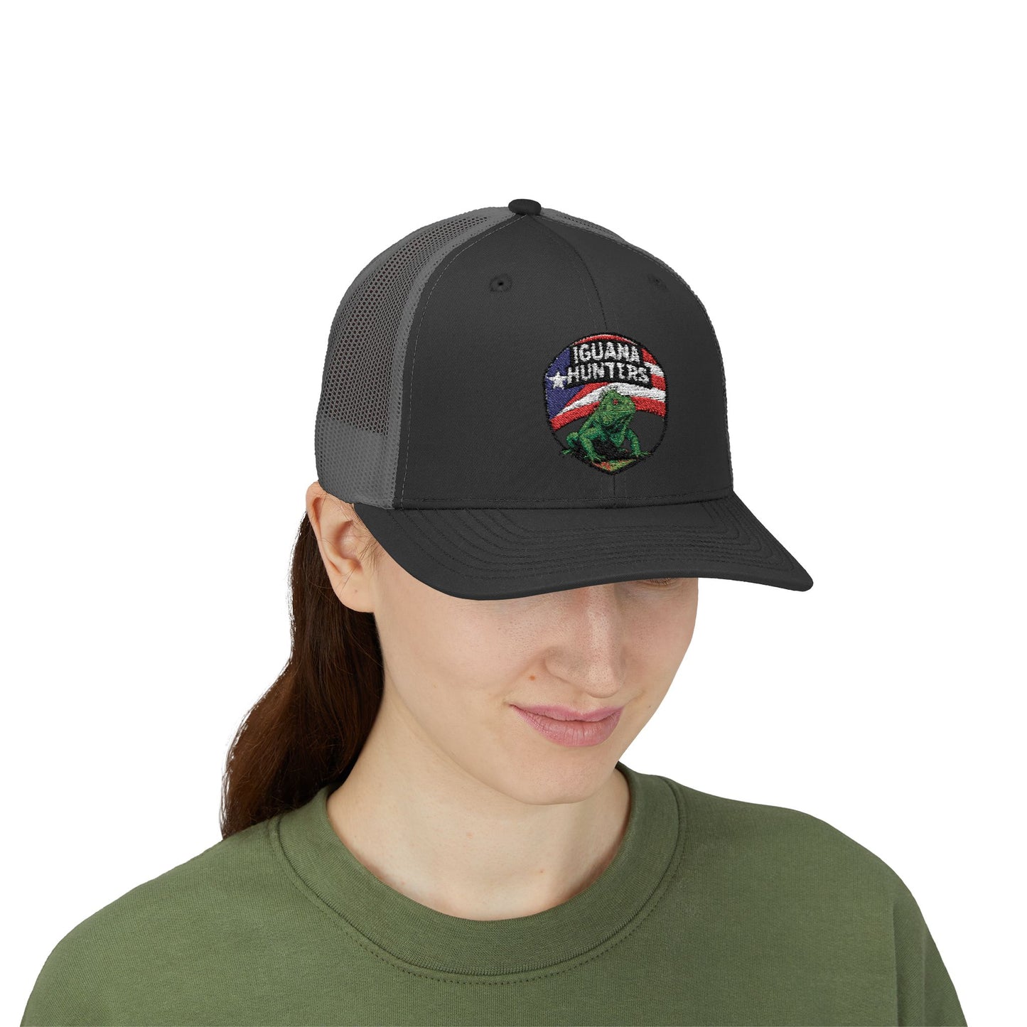 Iguana Hunters Snapback Trucker Cap