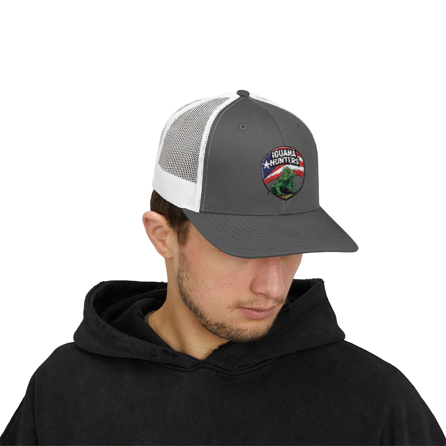 Iguana Hunters Snapback Trucker Cap