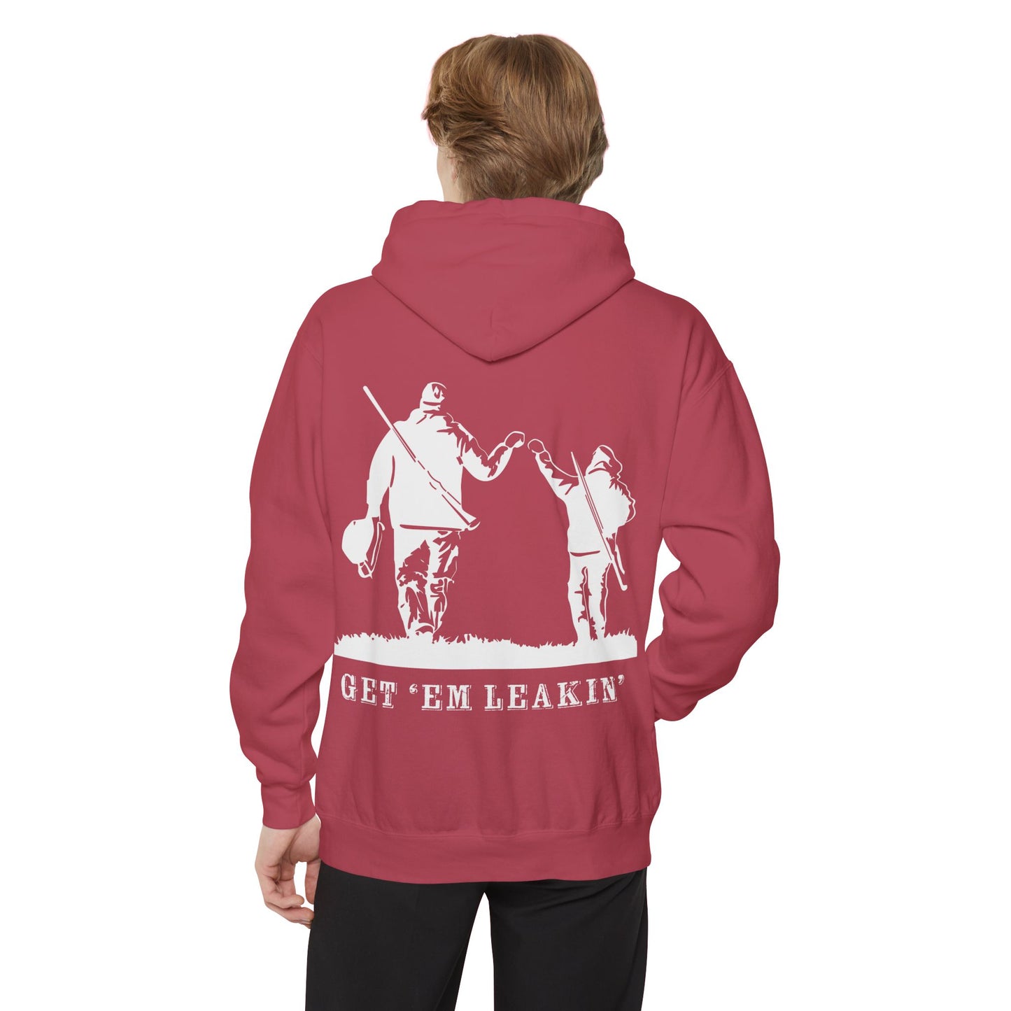 Hunting Hoodie — 'Get 'Em Leakin' Fist Bump Pullover