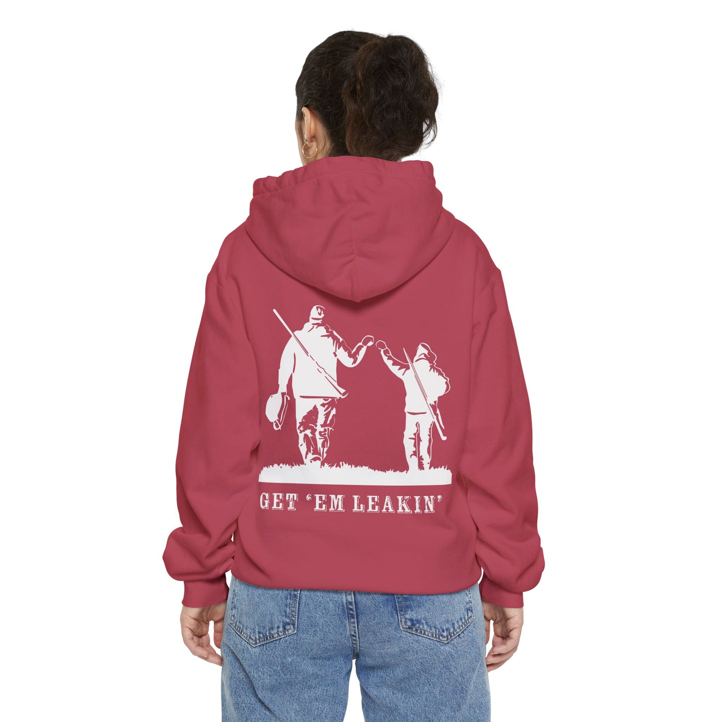 Hunting Hoodie — 'Get 'Em Leakin' Fist Bump Pullover