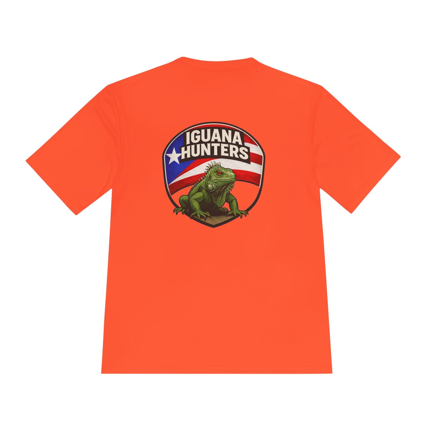 Iguana Hunters Back Logo Moisture-Wicking Tee