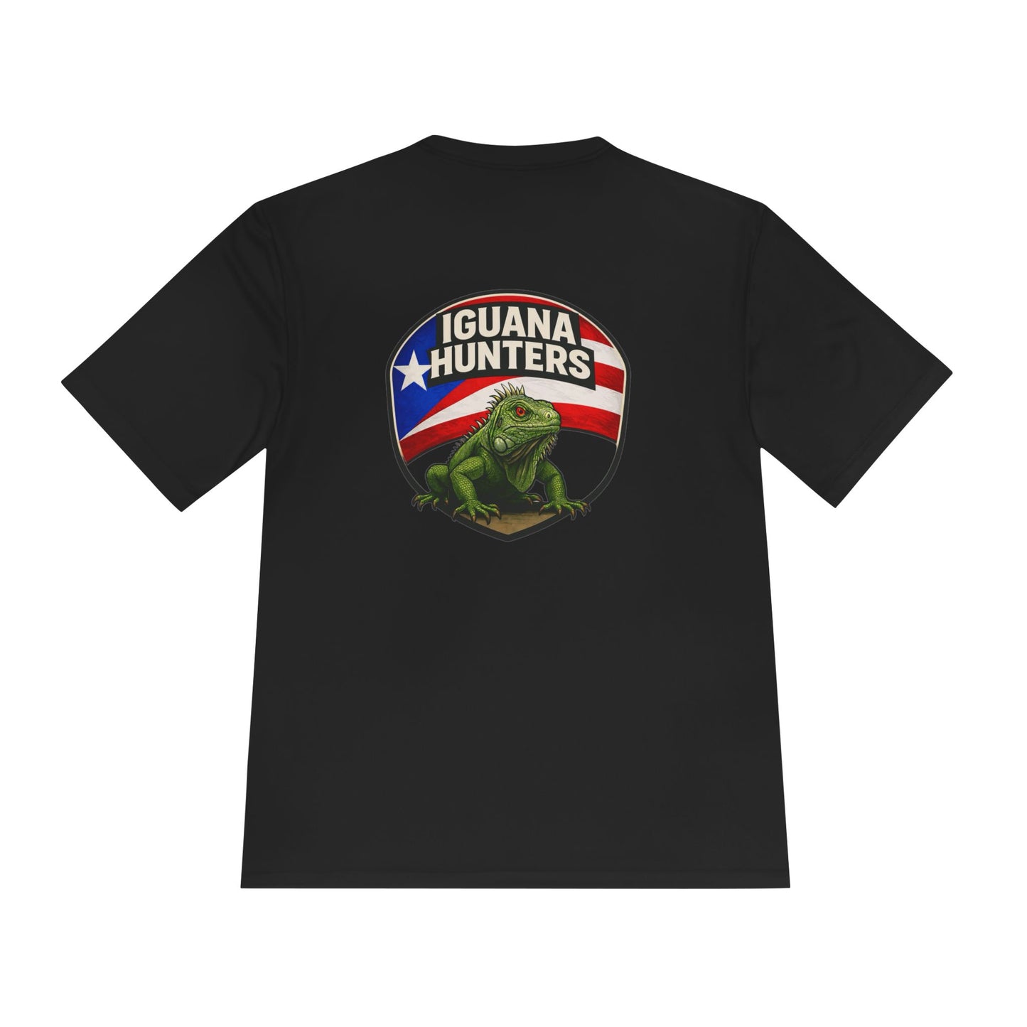 Iguana Hunters Back Logo Moisture-Wicking Tee