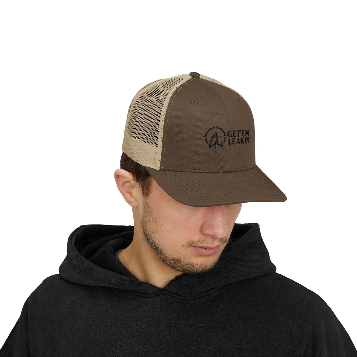 Trucker Cap — “Get 'Em Leakin'” Embroidered Snapback