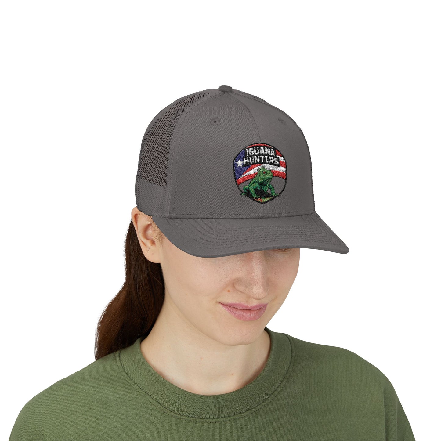 Iguana Hunters Snapback Trucker Cap