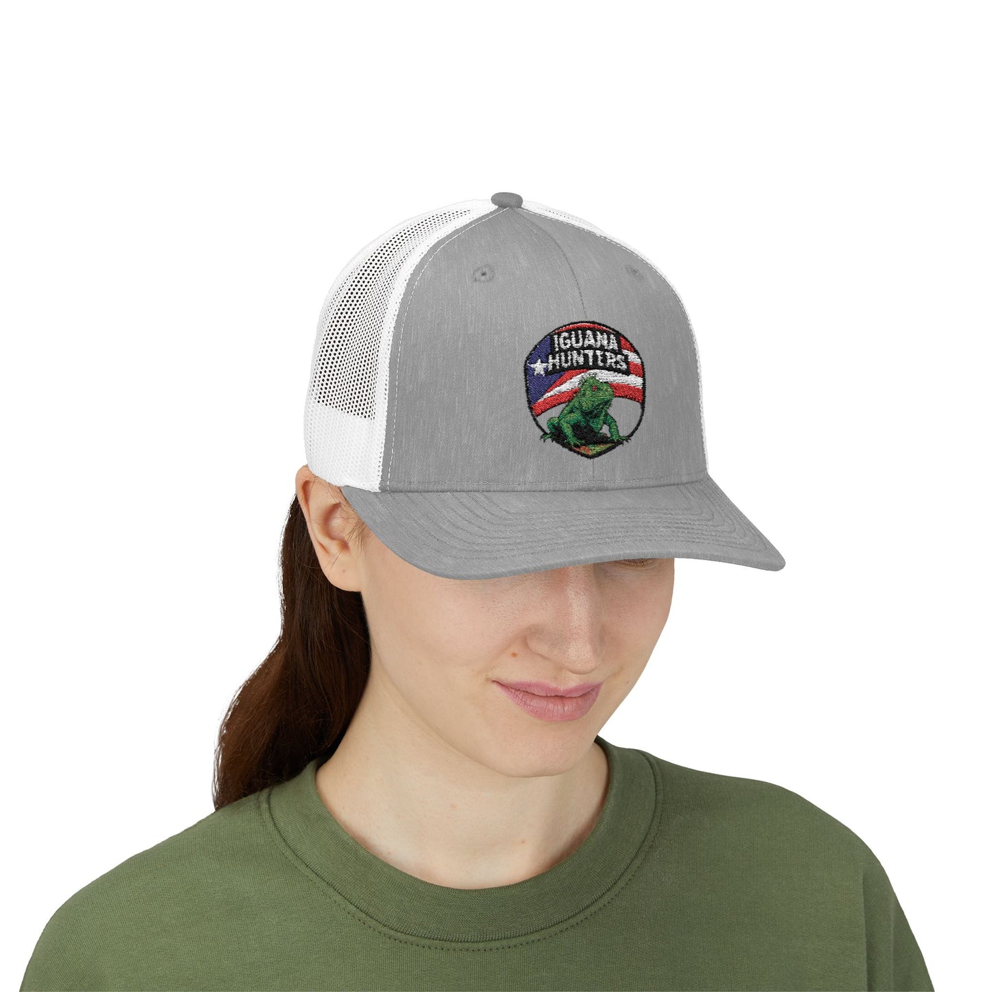 Iguana Hunters Snapback Trucker Cap