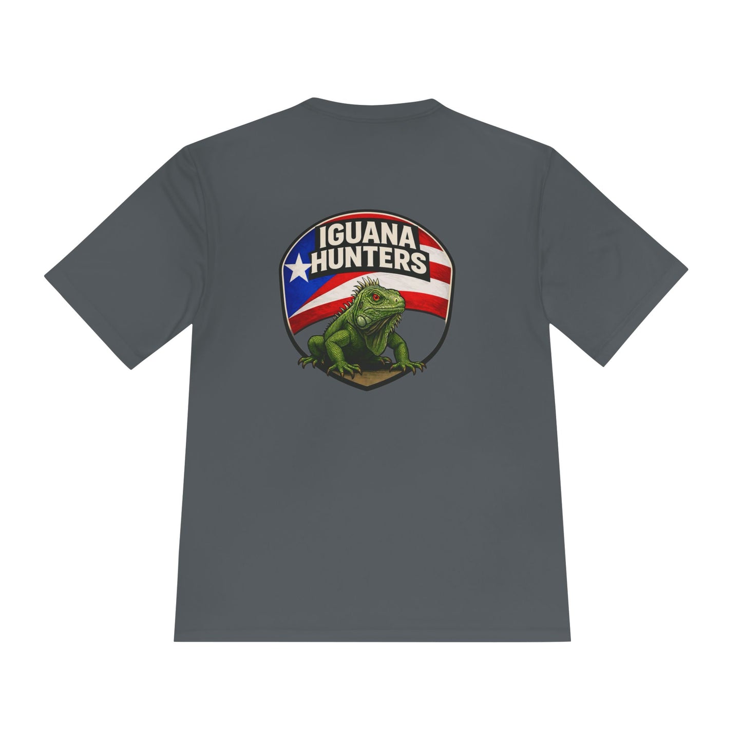 Iguana Hunters Back Logo Moisture-Wicking Tee