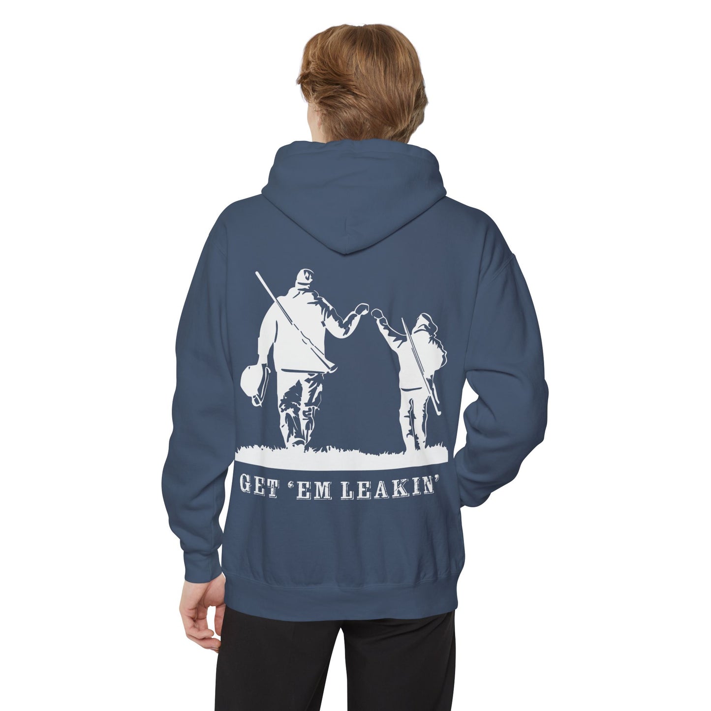 Hunting Hoodie — 'Get 'Em Leakin' Fist Bump Pullover