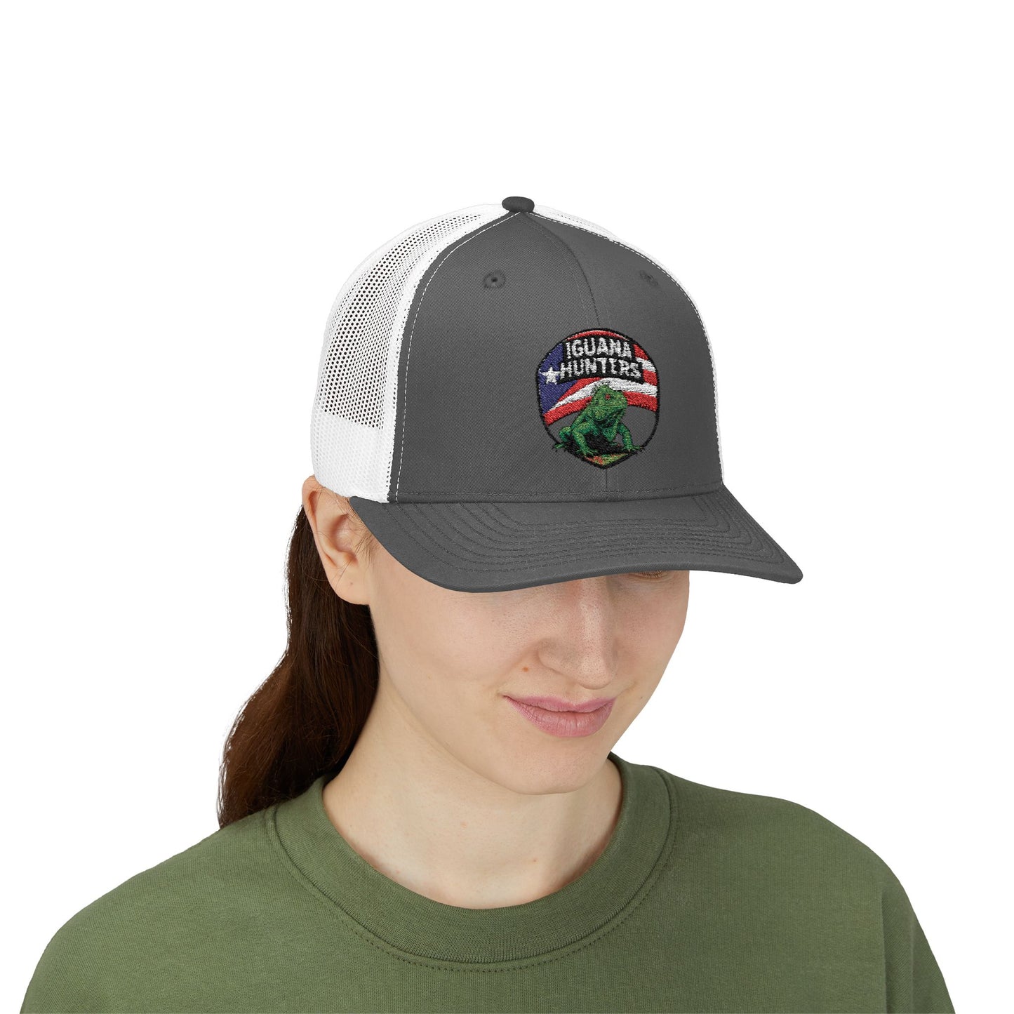 Iguana Hunters Snapback Trucker Cap