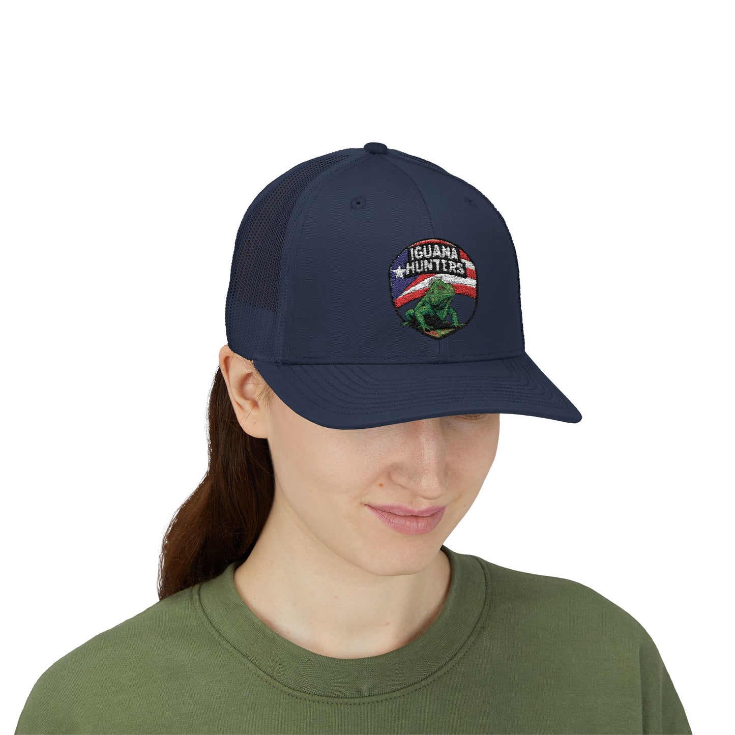 Iguana Hunters Snapback Trucker Cap