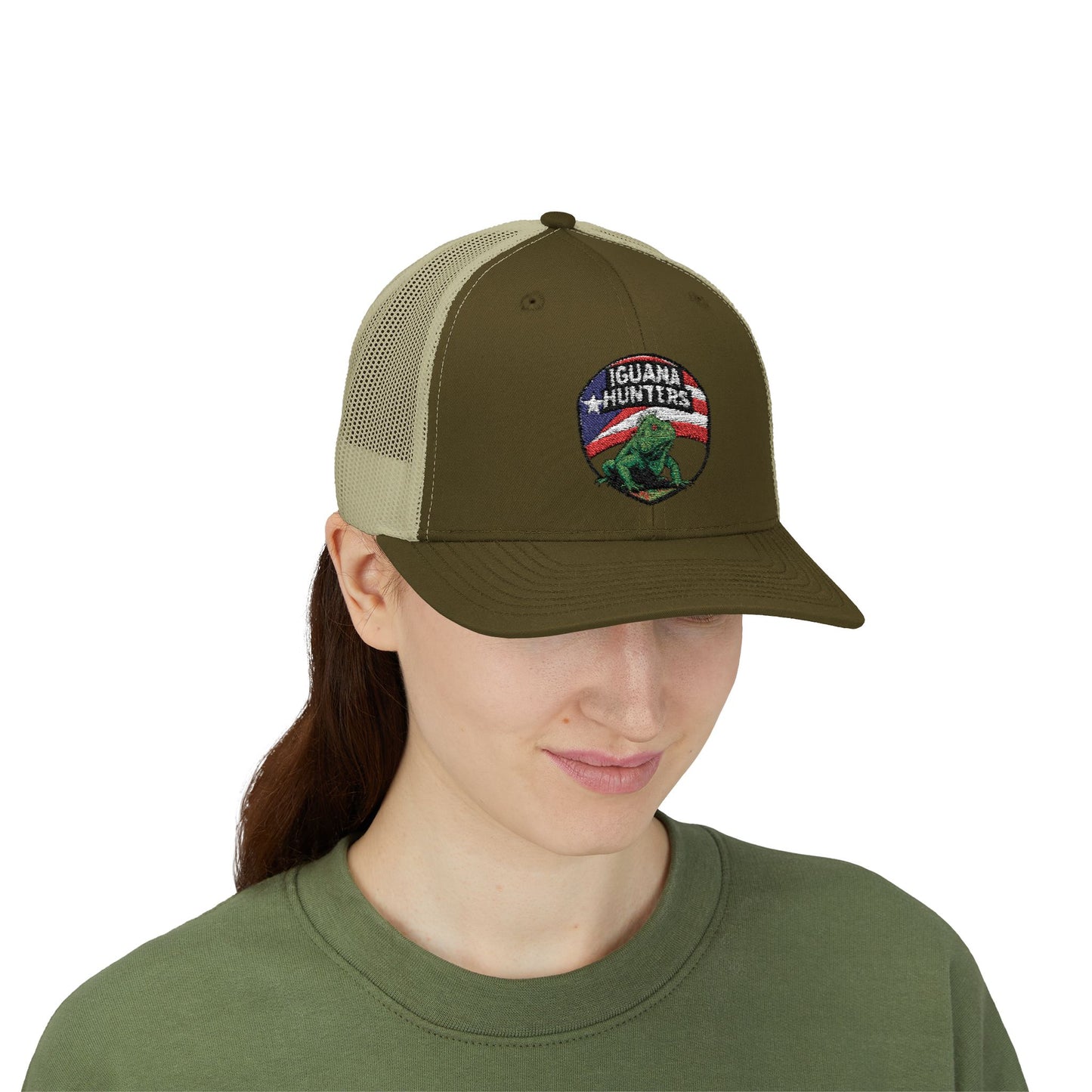 Iguana Hunters Snapback Trucker Cap