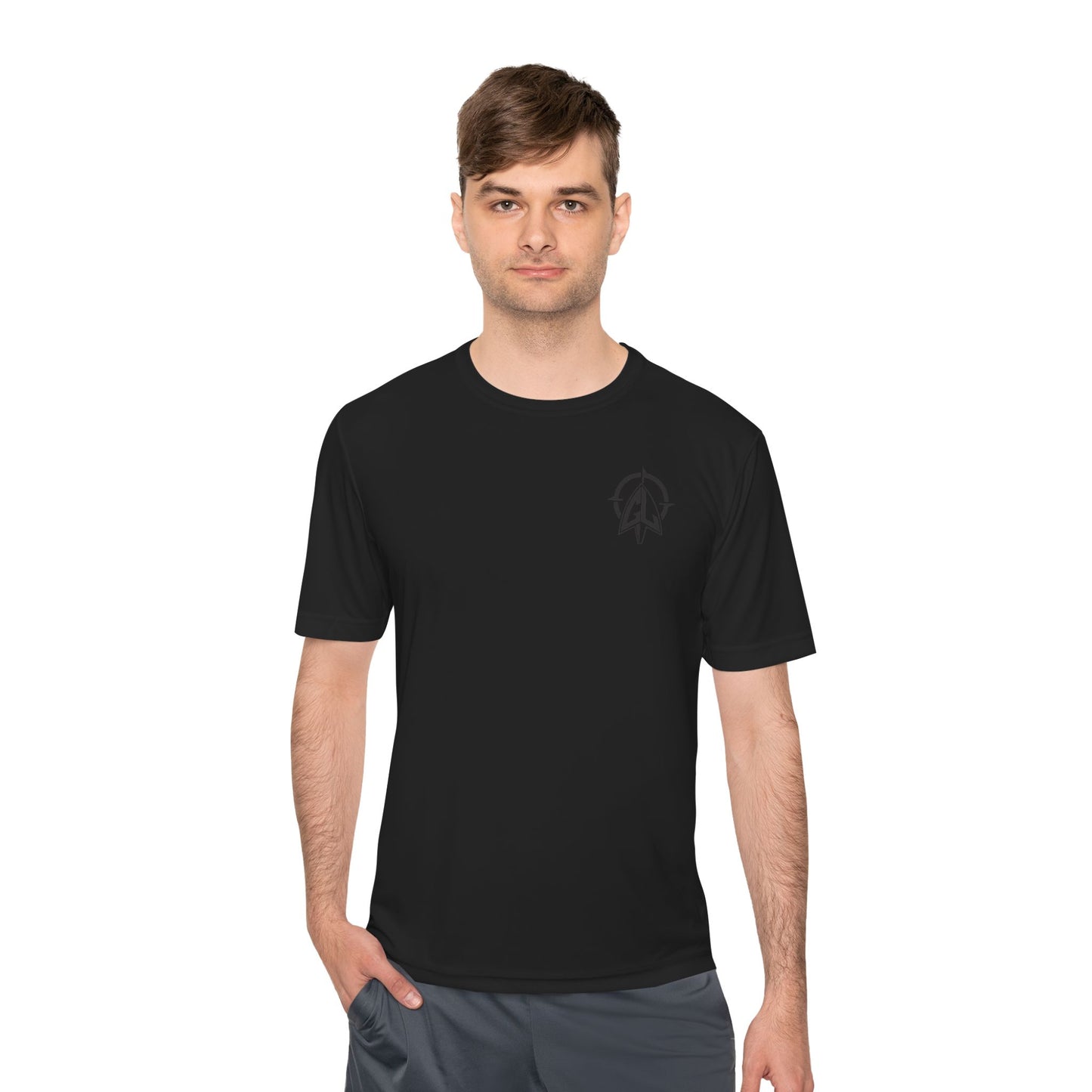 Iguana Hunters Back Logo Moisture-Wicking Tee
