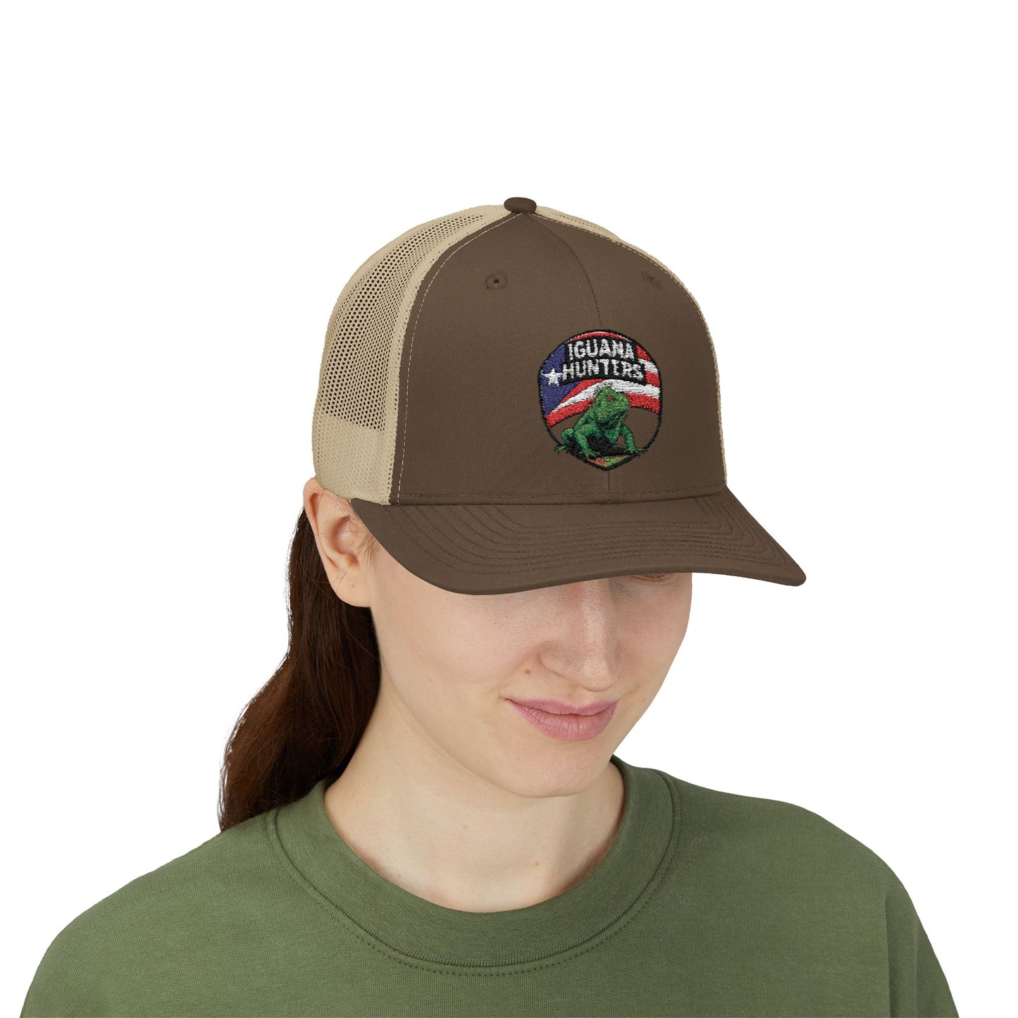 Iguana Hunters Snapback Trucker Cap