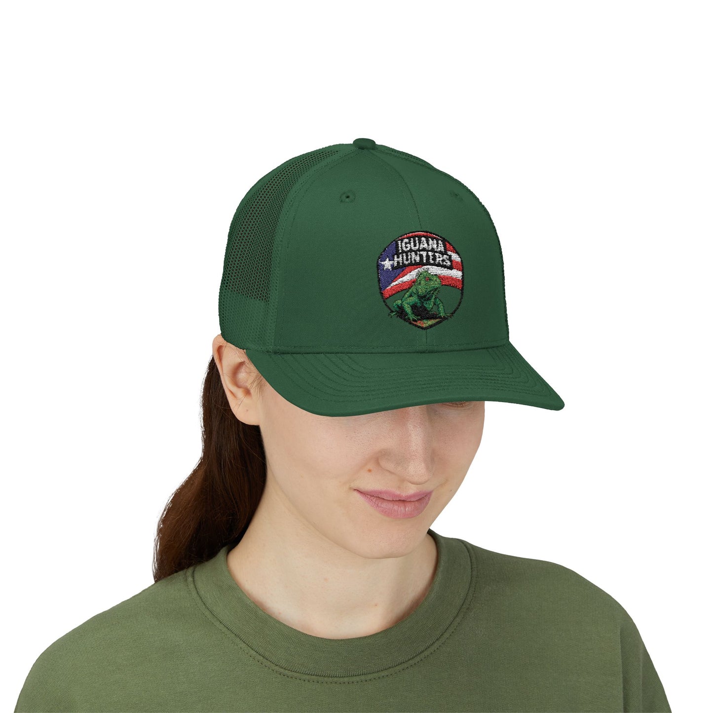 Iguana Hunters Snapback Trucker Cap
