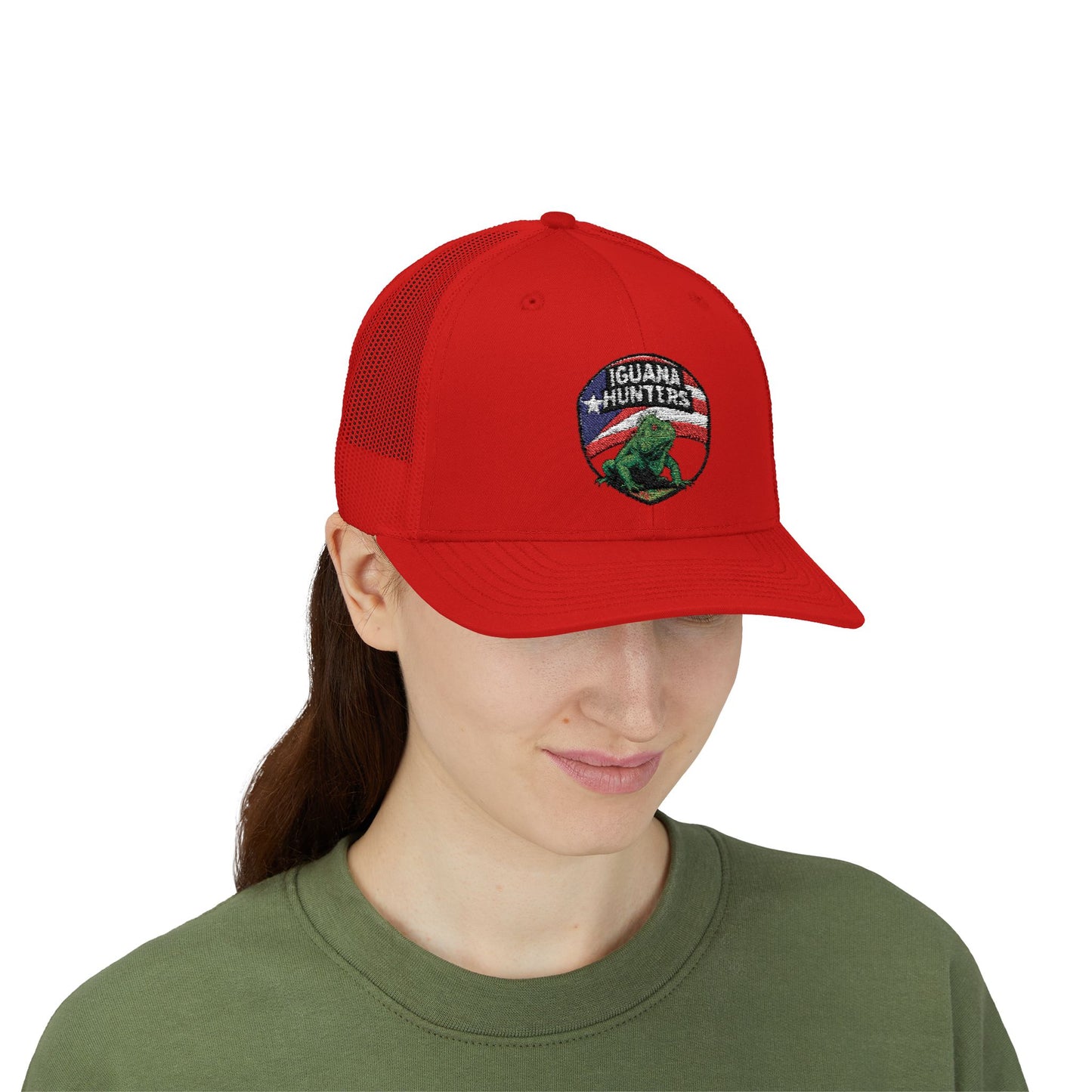Iguana Hunters Snapback Trucker Cap