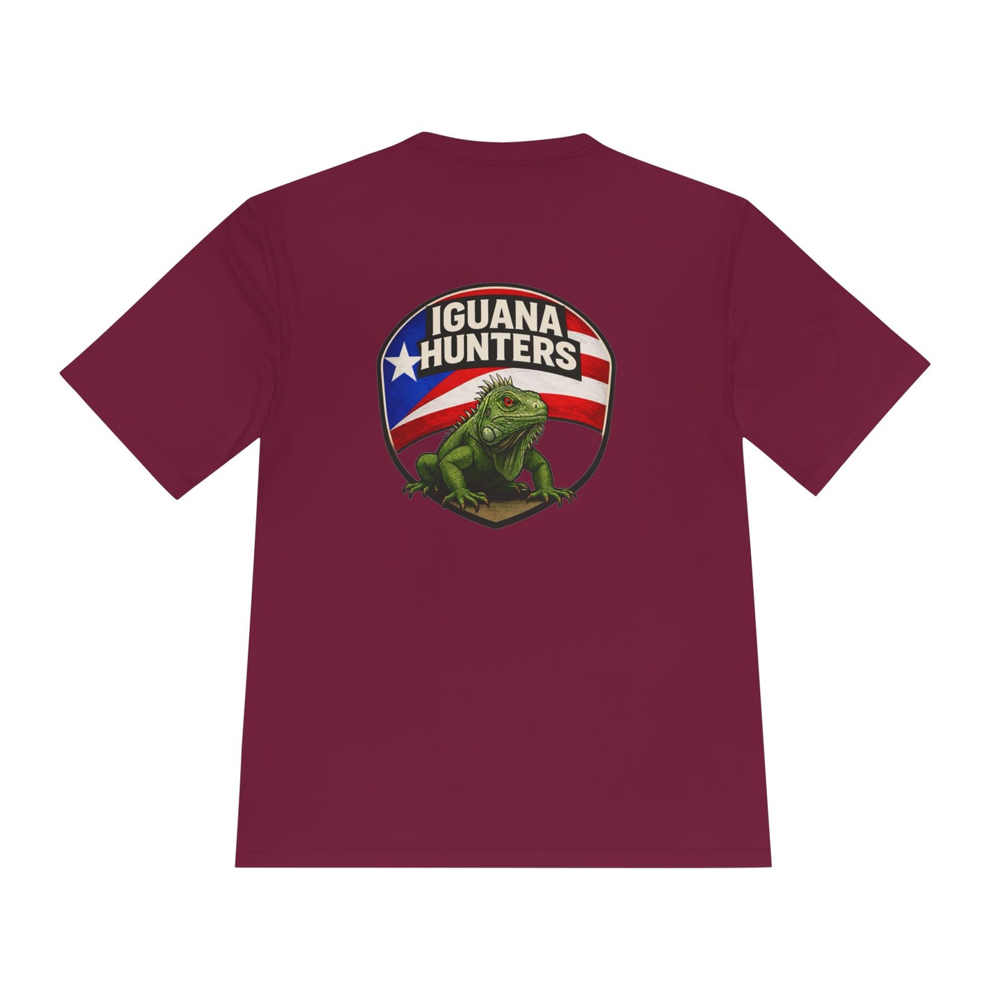 Iguana Hunters Back Logo Moisture-Wicking Tee
