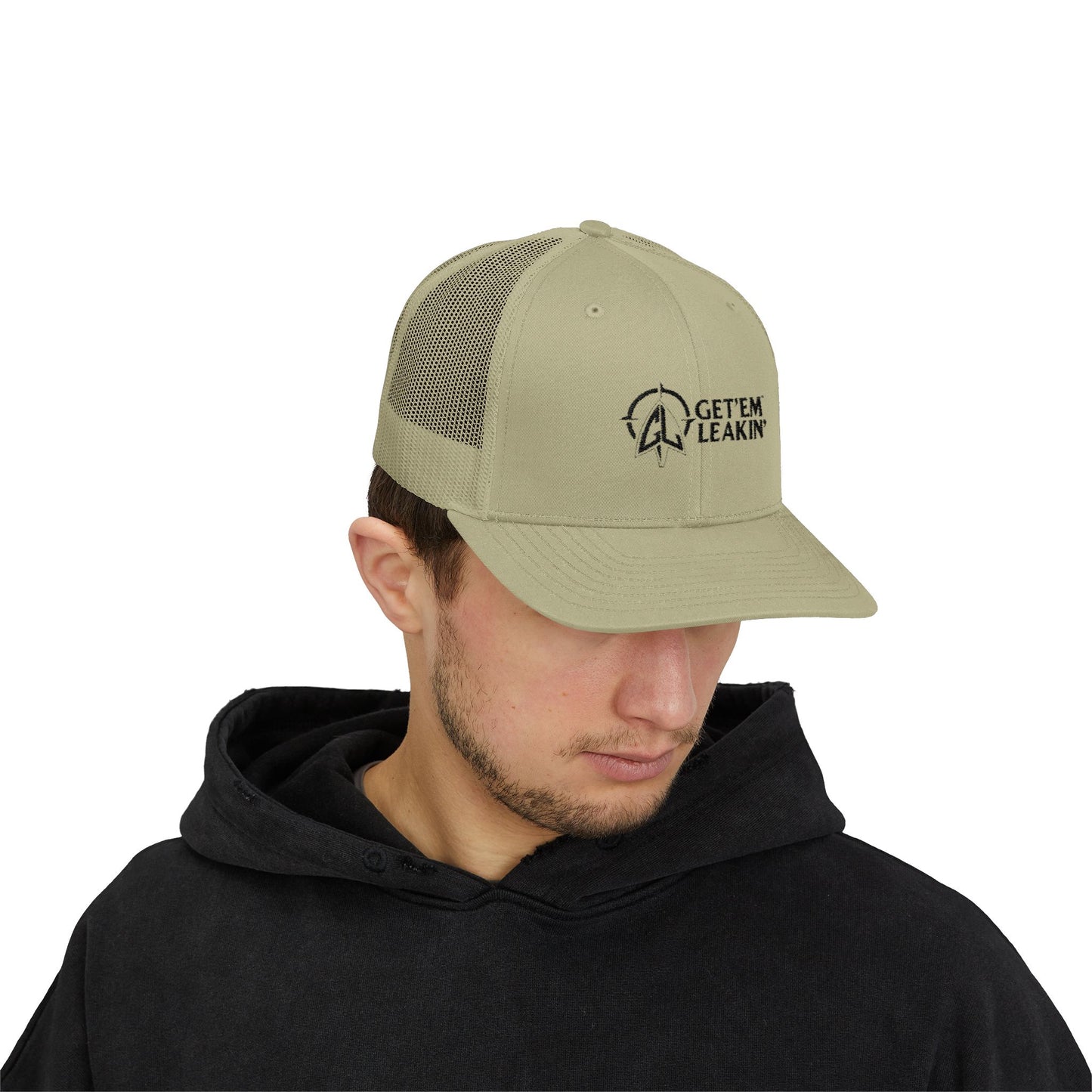 Trucker Cap — “Get 'Em Leakin'” Embroidered Snapback