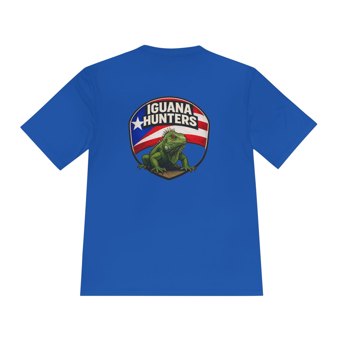 Iguana Hunters Back Logo Moisture-Wicking Tee