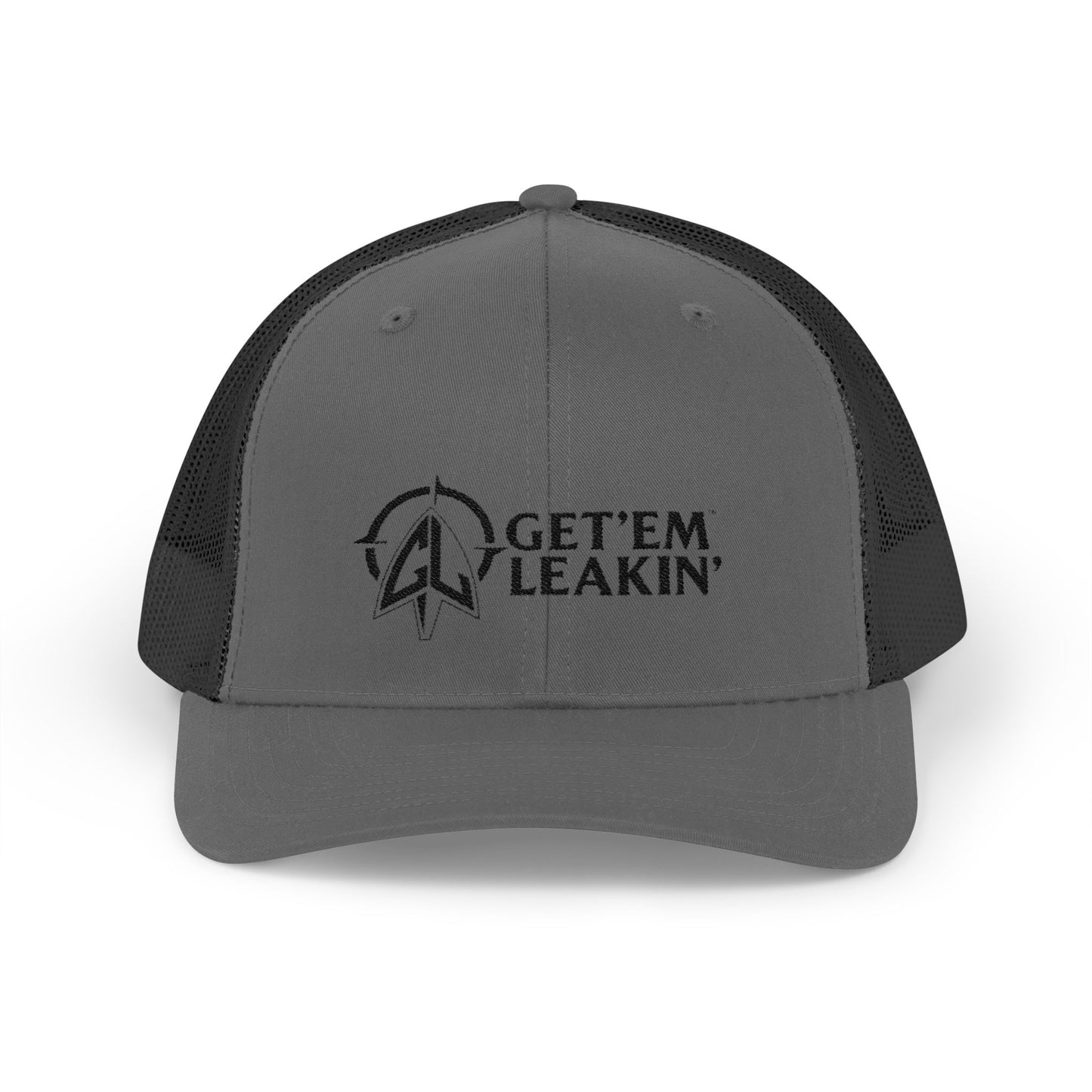Get 'Em Leakin' Snapback Trucker Cap - Embroidered