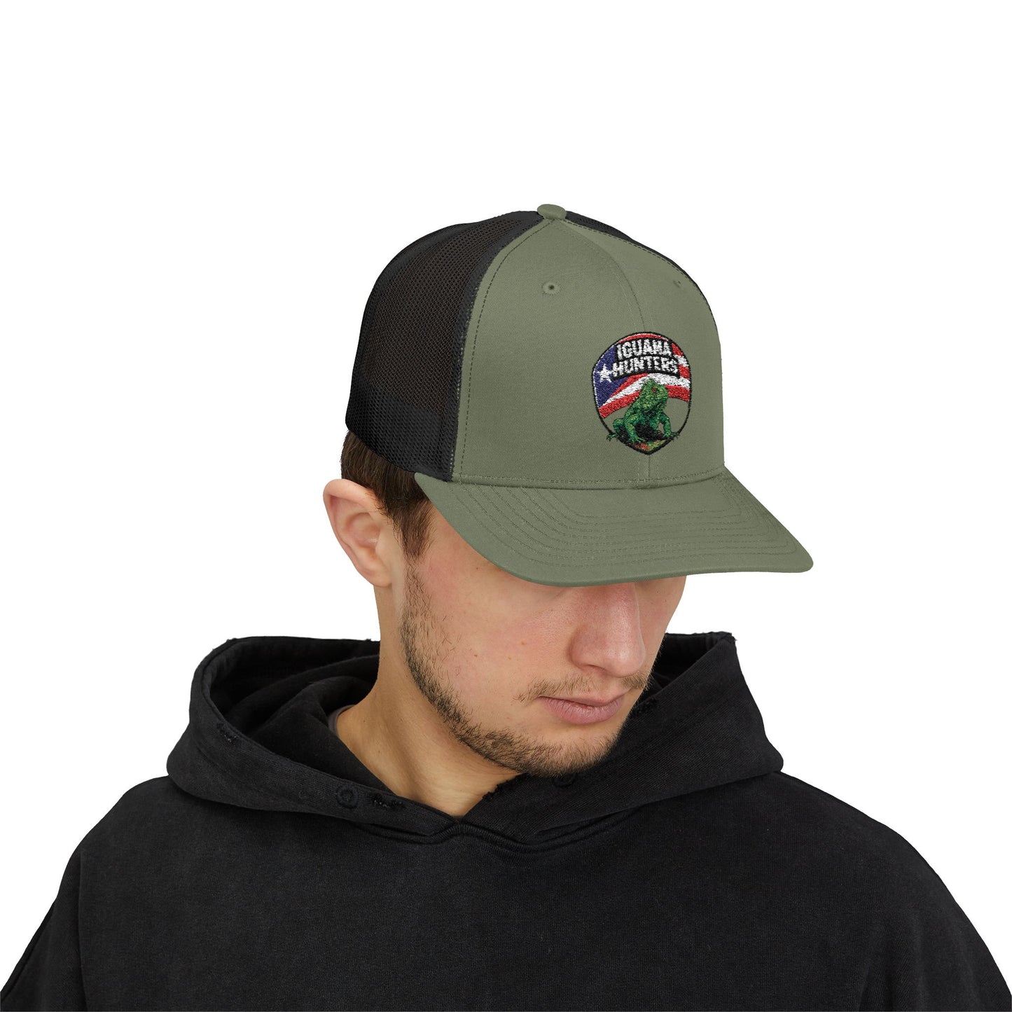 Iguana Hunters Snapback Trucker Cap