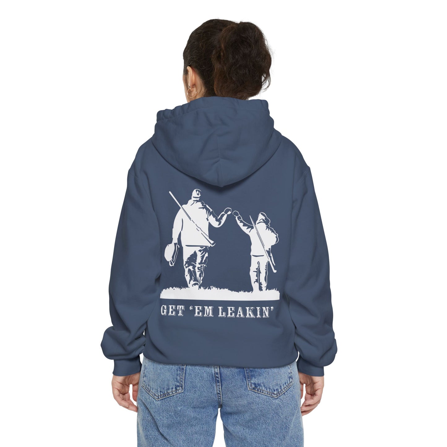 Hunting Hoodie — 'Get 'Em Leakin' Fist Bump Pullover