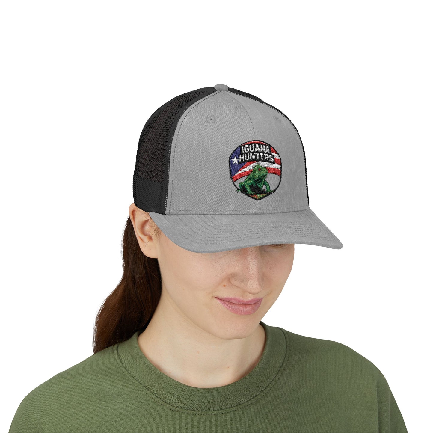 Iguana Hunters Snapback Trucker Cap