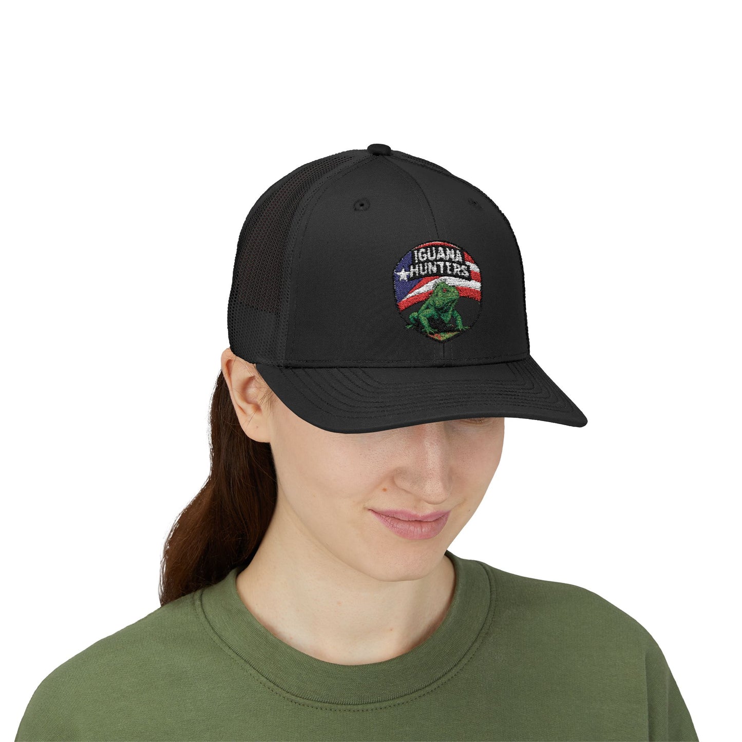 Iguana Hunters Snapback Trucker Cap