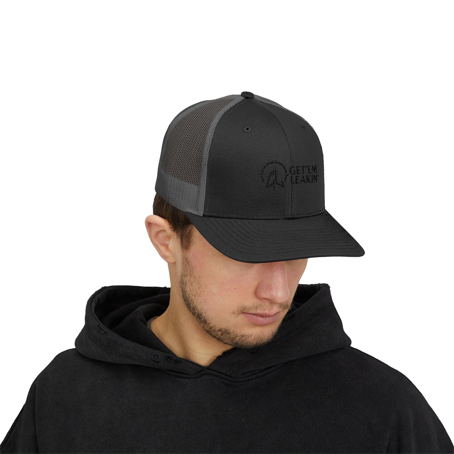 Trucker Cap — “Get 'Em Leakin'” Embroidered Snapback