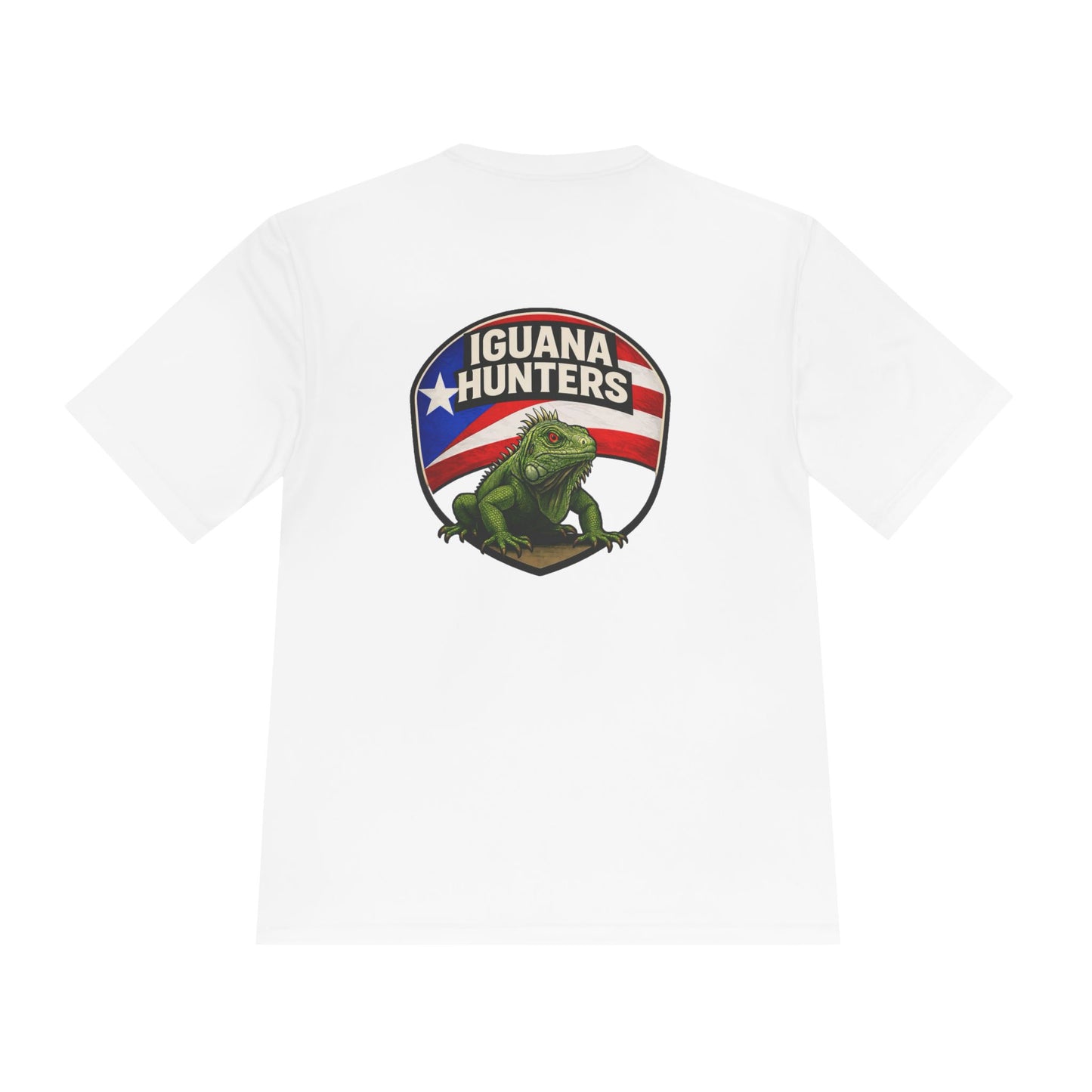 Iguana Hunters Back Logo Moisture-Wicking Tee
