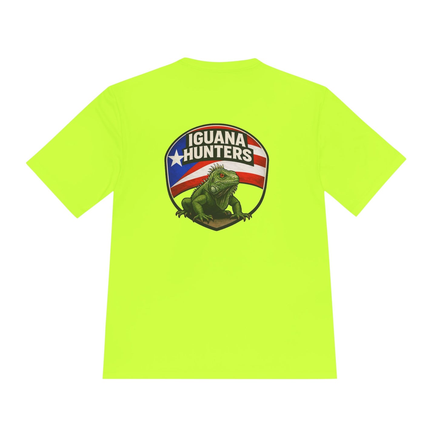 Iguana Hunters Back Logo Moisture-Wicking Tee