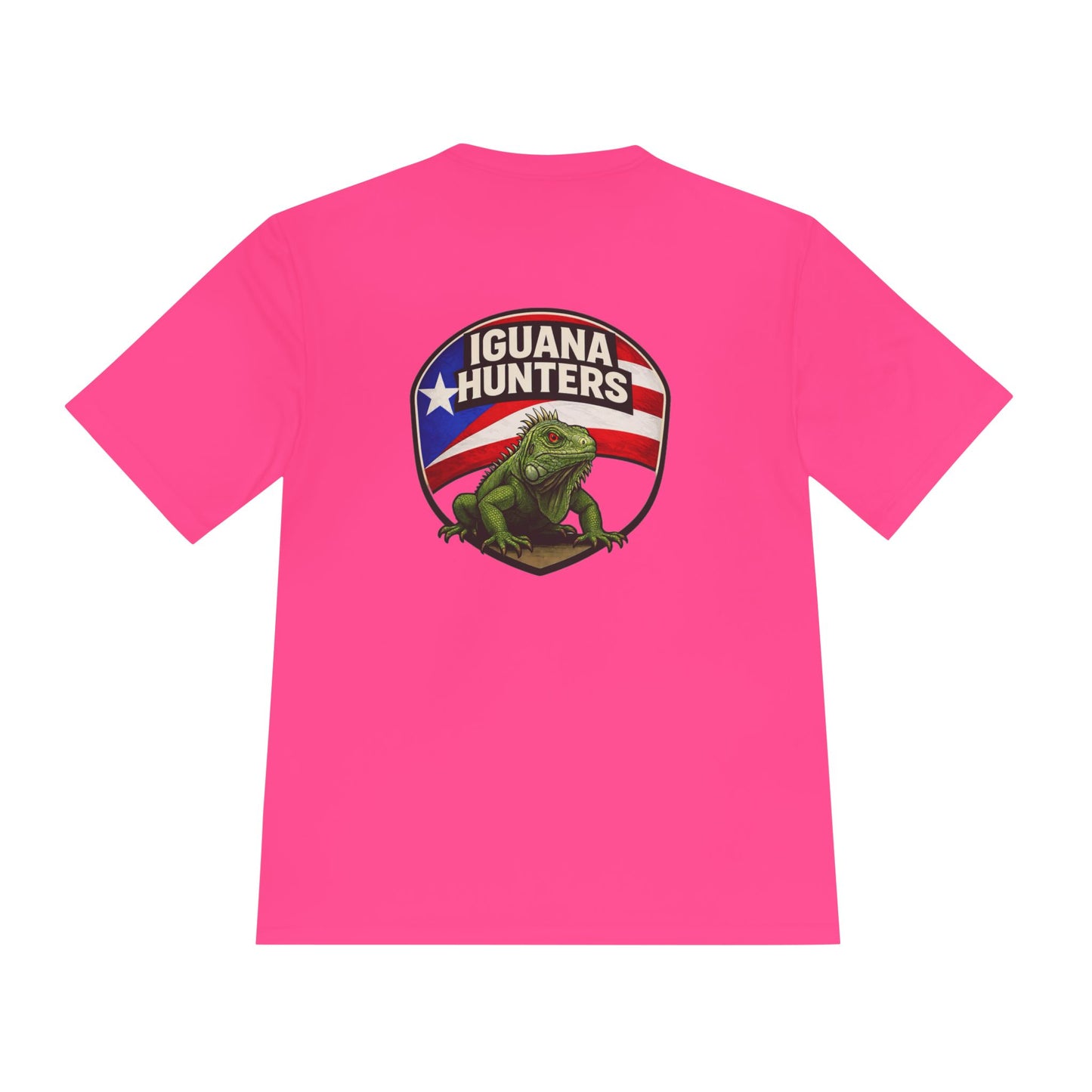 Iguana Hunters Back Logo Moisture-Wicking Tee