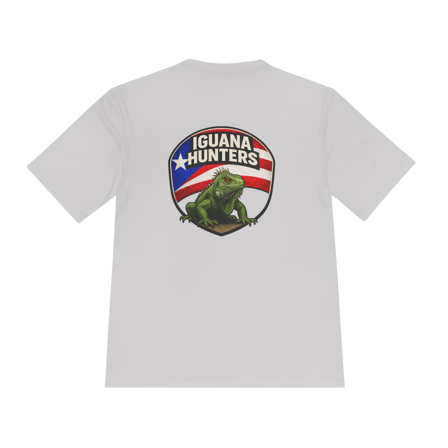 Iguana Hunters Back Logo Moisture-Wicking Tee