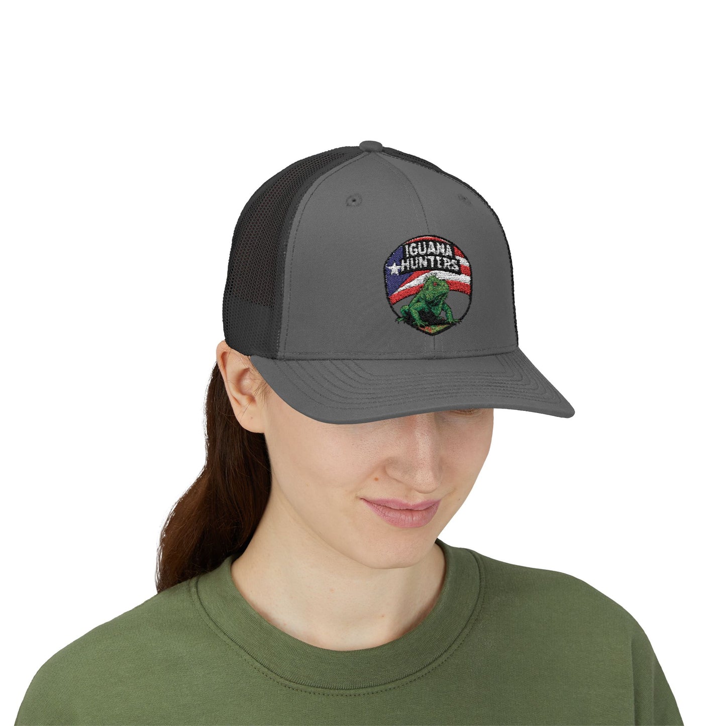 Iguana Hunters Snapback Trucker Cap