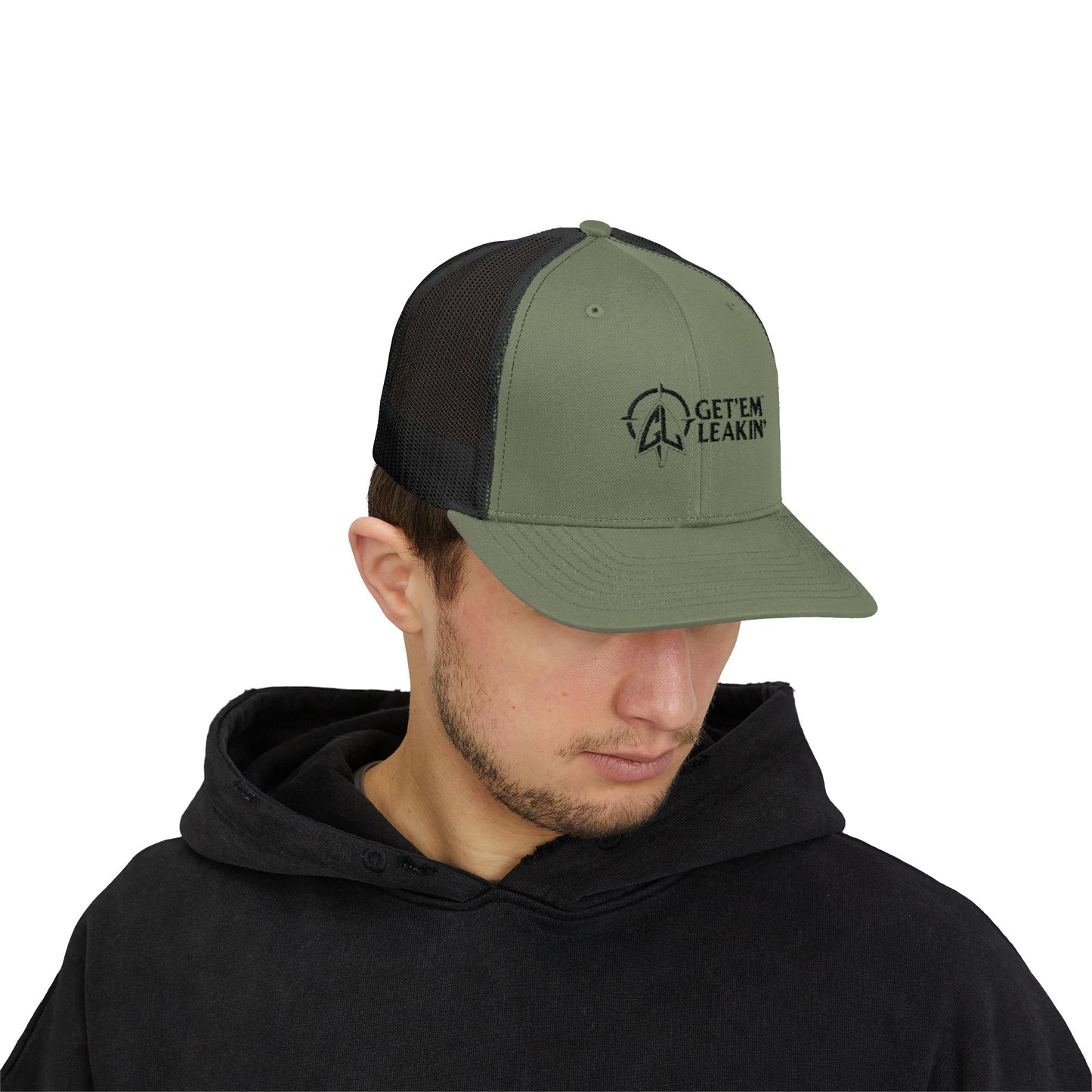 Trucker Cap — “Get 'Em Leakin'” Embroidered Snapback