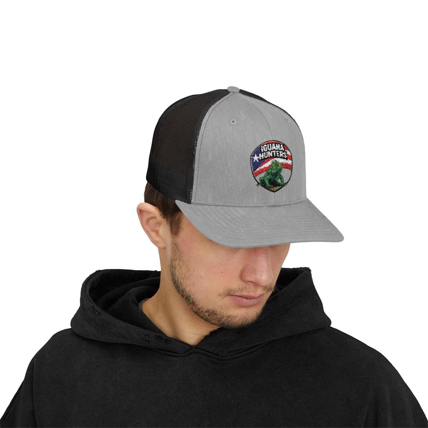 Iguana Hunters Snapback Trucker Cap