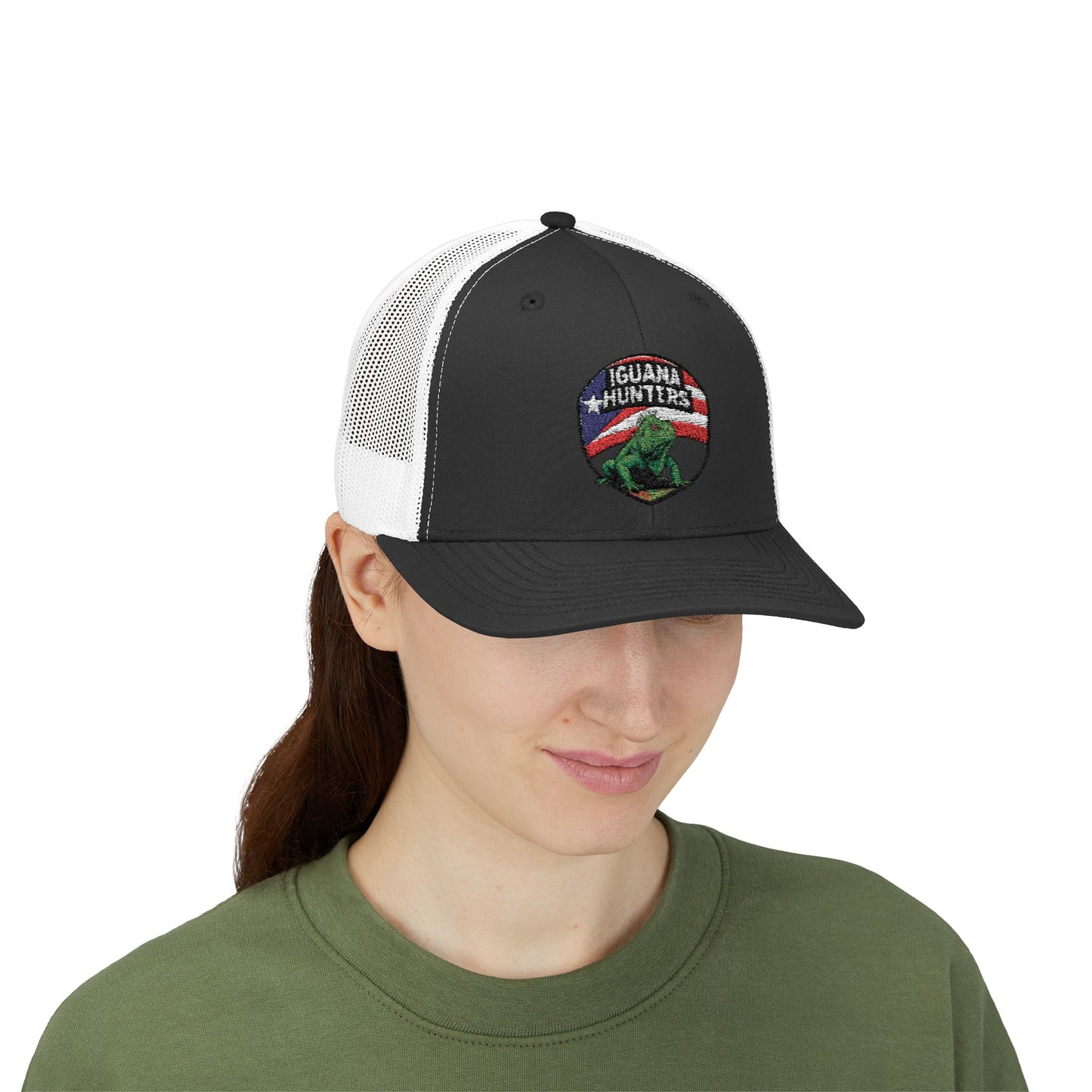 Iguana Hunters Snapback Trucker Cap
