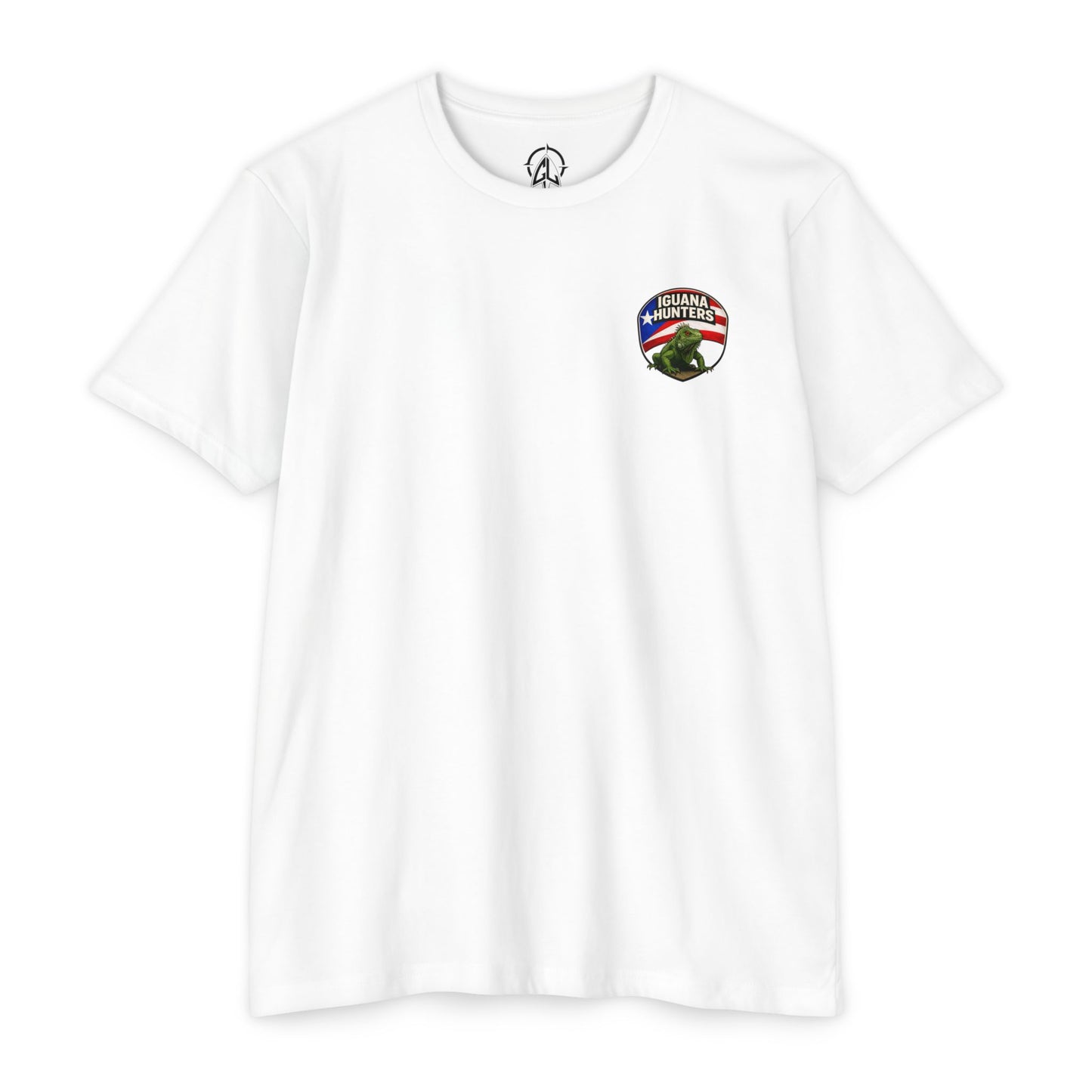 Get 'Em Leakin' Iguana Hunters Pocket Logo Tee - Black