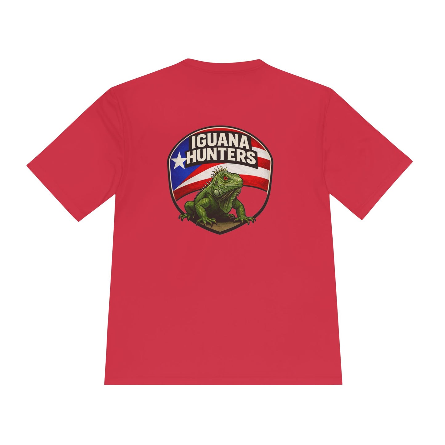 Iguana Hunters Back Logo Moisture-Wicking Tee