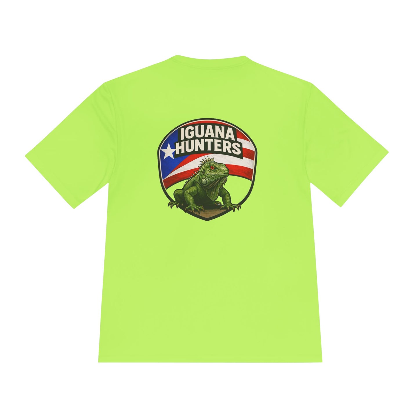 Iguana Hunters Back Logo Moisture-Wicking Tee